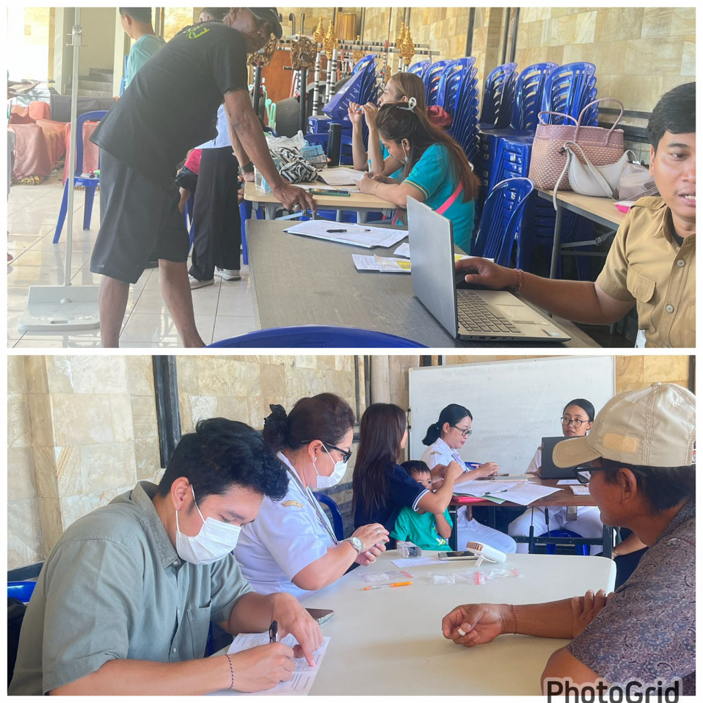 Kegiatan Posyandu Lansia dan Balita di Br. Kubu Alit. Hari Senin 05 Mei 2025.